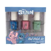 3pc Disney Stitch Nail Polish Kids Pamper Accessory Gift Box Set w/ Nail File