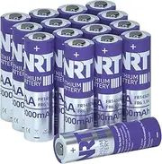 NRT AA Batteries, 16 Pack Ultimate Double A Batteries, 1.5V 3000mAh Longer Lasting for Blink Camera, Toys, Non-Rechargeable(Lithium AA-16 PCS)