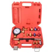 Universal Power Steering Pressure Tester with 13 PC Adapters 2000 psi / 70 bar
