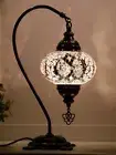 Turkish Lamps Clear White 100% Genuine Bedside Reading Lamp Quality Handmade