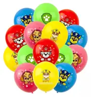 15pcs Puppy Dogs Theme Latex Balloon Set - Kids Boys Birthday Party Decorations