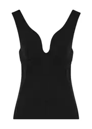 Jil Sander Sleeveless Wool top - Black - 38 (UK10 / S) 38 (UK10 / S)