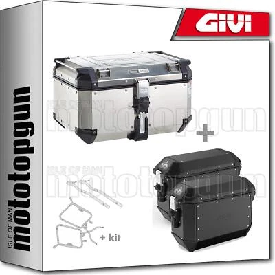 GIVI CASE OUTBACK OBKN58A + SIDE CASE ALASKA ALA36B HONDA NC 750 S 2019 19