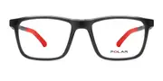 Polar Parkour With Clip-On 27/R Men's Glasses Grey Size 52 - Private Health Rebate - Blue Light Block Available