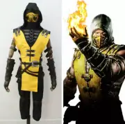 Mortal Kombat X Scorpion Costume Halloween Cosplay Without the mask*