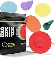 Skin Grip Freestyle Libre Adhesive Patches 20-Pack | Pre-Cut CGM Patch | Premium Continuous Glucose Monitor Protection | Waterproof Tape (Multi-Color)