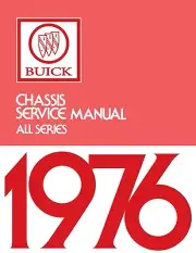 1976 Buick Chassis Service Manual (All Series) - 11x26 in. COLOR Wiring Diagrams
