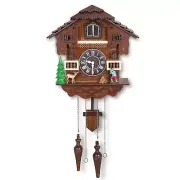 Kendal Large Wall Clock Handcrafted Wood Cuckoo Clock with scenes of life Decor
