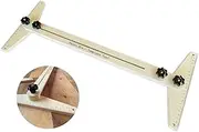 Razen Stair Tread Template Tool Gen2.1, Wood Stair Jig for Measuring Shelf, Laminate Treads and Risers, Adjustable Stair Gauge from 30.25" to 49.25", Upgraded Bolt Design