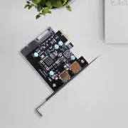 PCI-E to USB 3.0 2 Port PCI Express Expansion Card 19-Pin Power Connector