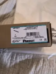 Two Panduit Punch Down Patch Panels With 3 Panduit Covers JCE 35