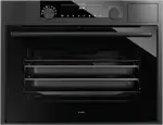ASKO Craft 45cm Built In Combi Microwave Oven, Black Steel