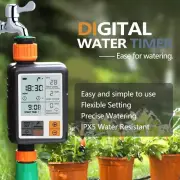 AGSIVO Sprinkler Timer Programmable Water Timer With Rain Delay for Garden Hose Automatic Watering System Waterproof Dig