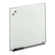Quartet M2323 Magnetic Dry Erase Board Painted Steel 23 x 23 White Aluminum F...