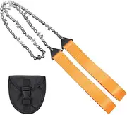 Pocket Rope Saw,Manual Rope Pocket Steel Chain Saw - Multi-Purpose Portable Chain Saw for Gardening, Wood Sawing, Tree Pruning, Camping, Landscaping