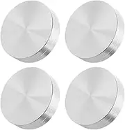 BUGUUYO 4 Pcs Cake Turntable Aluminum Alloy Rotating Base for Seamless Rotation Precision Control and Elegant Cake Decorating at Home for Bakers and Dessert Display