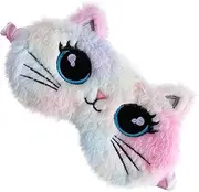 Plush Eye Mask Soft Sleeping Blindfold for Comfortable Sleep for Travel Naps Relaxation Light Blocking Plush Eye Cover
