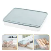 2 Pcs Refrigerator Organizer Bins Basket Storage Box BPA-free Egg Holder Travel