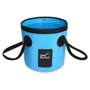 20L Waterproof Water Bucket Outdoor Fishing Bucket Folding Water Container For Camping Picnic Cleaning