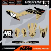 KTM 50 65 MOTOCROSS GRAPHICS CUSTOM MX GRAPHICS DECALS SX50 SX65 SHIFT TAN