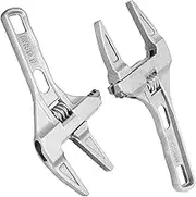 2pcs Pocket Wide Mouth Large Opening Wrench - Big Opening Water Garage Dual Purpose Tool - Gland Nut Hook Hand Tools