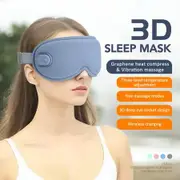 Electric Heating Eye Mask for Sleeping 3D Blindfold Night Sleep Masks Eyes Hot Pads Sleep Aids