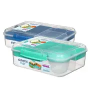 TO GO Bento Box Cubes | 1.65 L | School Lunch Boxes With Compartments & Snack...