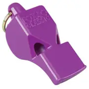 Fox 40 Classic Safety 3-Chamber Pealess Whistle, Purple