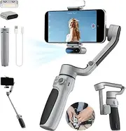 Zhiyun CINEPEER CQ5 Combo Gimbal Stabilizer for Smartphone, Phone Stabilizer for Video Recording Vlog, Gimbal Stabilizer for iPhone