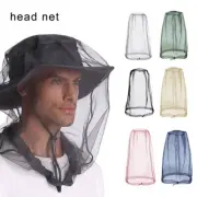 2Pcs Outdoor Head Net Face Netting Neck Cover Mosquitoes Head Net Mesh