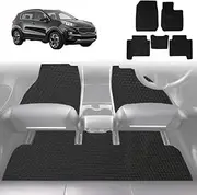 Outback GT 6D Diamond Custom-Fit Car Floor Mats, Compatible with for Kia Sportage 2016-2021 | Heavy Duty | Anti-Slip | All Weather Protection | Car Accessories