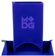 Metallic Dice Games Fanroll Fold Up Tower Blue Role Playing Game Accessories For