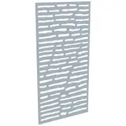 ProtectorAl 300-1200w x 1201-2400h Silver Matt/Gloss White Slate Unframed Composite Deco Panel