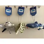 小艾代購 沖繩 水族館 鯨鯊 海龜 魟魚 吊飾好朋友 3入一組