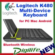 Logitech K480 Bluetooth Multi-Device Keyboard Black for smartphone tablet iPad