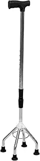 minkissy Walking Stick for Hiking 4-Foot Trekking Pole Non-Slip Surface Portable for Camping Suitable for Elderly and Disabled