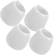 Alipis 4Pcs Ceramic Gravy Sauce Boats Sauce Jugs with Spout for Dipping for Sauces Dressings Broths Tableware for Home Dining Outdoor Use