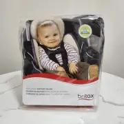 Britax Adjustable Head & Body Support Pillow for Car Seats & Strollers Gray