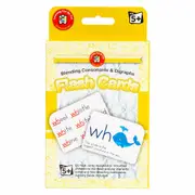 Learning Can Be Fun - Blending Consonants & Digraphs Flash Cards