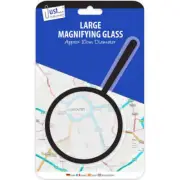 LARGE HANDHELD MAGNIFIER MAGNIFYING MAGNIFICATION GLASS LENS OPTICAL READING