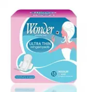 Ultra Thin Regular Period Light Incontinence Sanitary Pads Regular Wings 18Pk