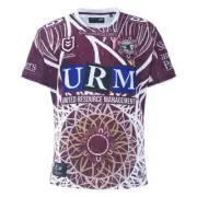 Manly Sea Eagles NRL Dynasty Indigenous Jersey Sizes S-3XL! T3