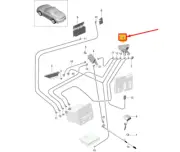 PORSCHE BOXSTER Spyder 981 RH A-Pillar Antenna Amplifier 99164710600 NEW GENUINE