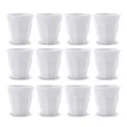 12x Lemon Lime Melamine Cup Drinking 300ml Water/Juice Kitchen Drink Tumbler WHT