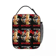 c161 Bloodsport - Jean Claude Van Damme Frank Dux Lunch Bags Insulated Lunch Tote Thermal Bag Leakproof Picnic Bags for Woman Work k161
