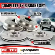 Protex Front + Rear Brake Rotors Drums for Ford Falcon Fairmont XB XB Hub