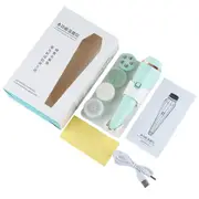 4 in 1 Electric Facial Cleanser Wash Face Cleaning Machine Skin Pore Cleaner Body Cleansing Massage Mini Beauty Massager Brush