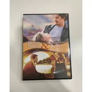 愛在黎明破曉時 愛在日落巴黎時 套裝版 DVD Before Sunrise Before Sunset