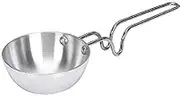 Marwall Aluminum Tadka Pan Steel Handle (10 cm)