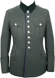 [militaryharbor] WW2 WWII German Heer M27 Officer Chaplains Gabardine Piped Service Tunic Jacket I